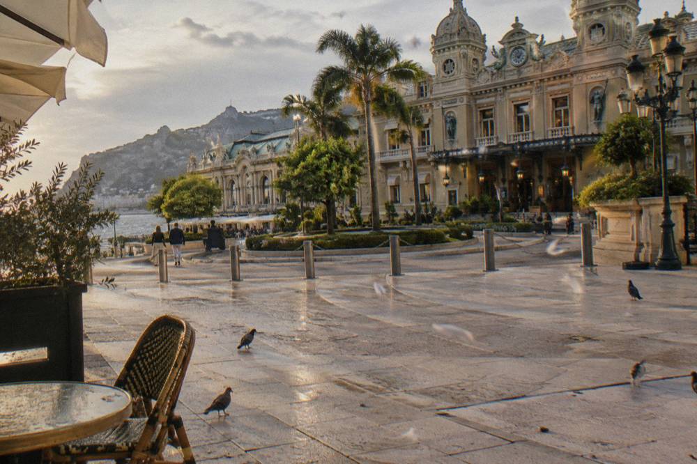 Casino square in Monte Carlo with ornate building facades